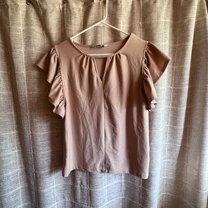 SO Ruffle Sleeve Blouse